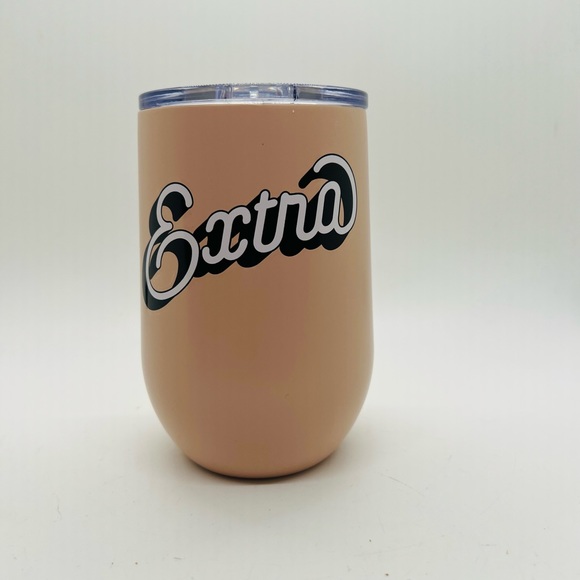 NWT Room Essentials “Extra”Double Wall Stainless Steel Vacuum Wine Tumbler 11 oz - Picture 1 of 5